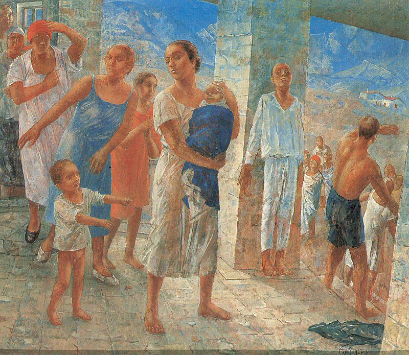 Petrov-Vodkin, Kozma Earthquake in the Crimea